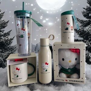 2025 Hello Kitty x Starbucks Collaboration 5 Piece Holiday
Set Limited Edition